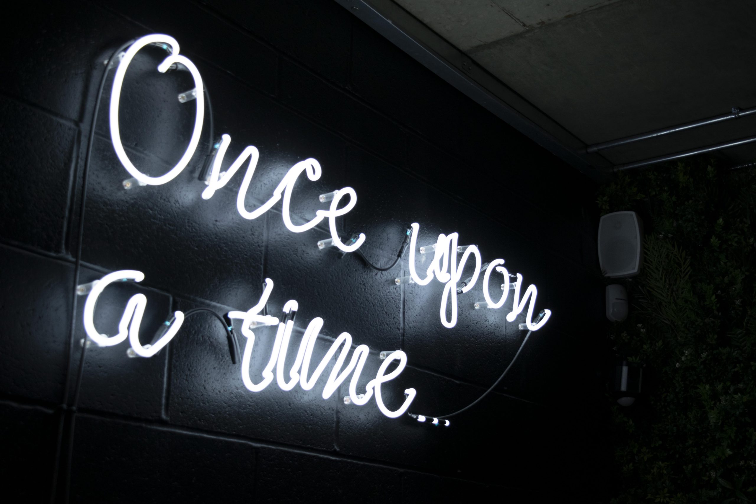 Once Upon a time light up sign