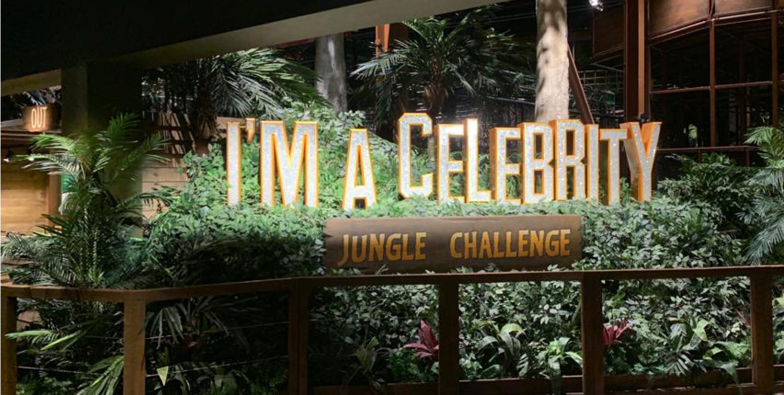 I'm a celebrity Jungle challenge entrance area