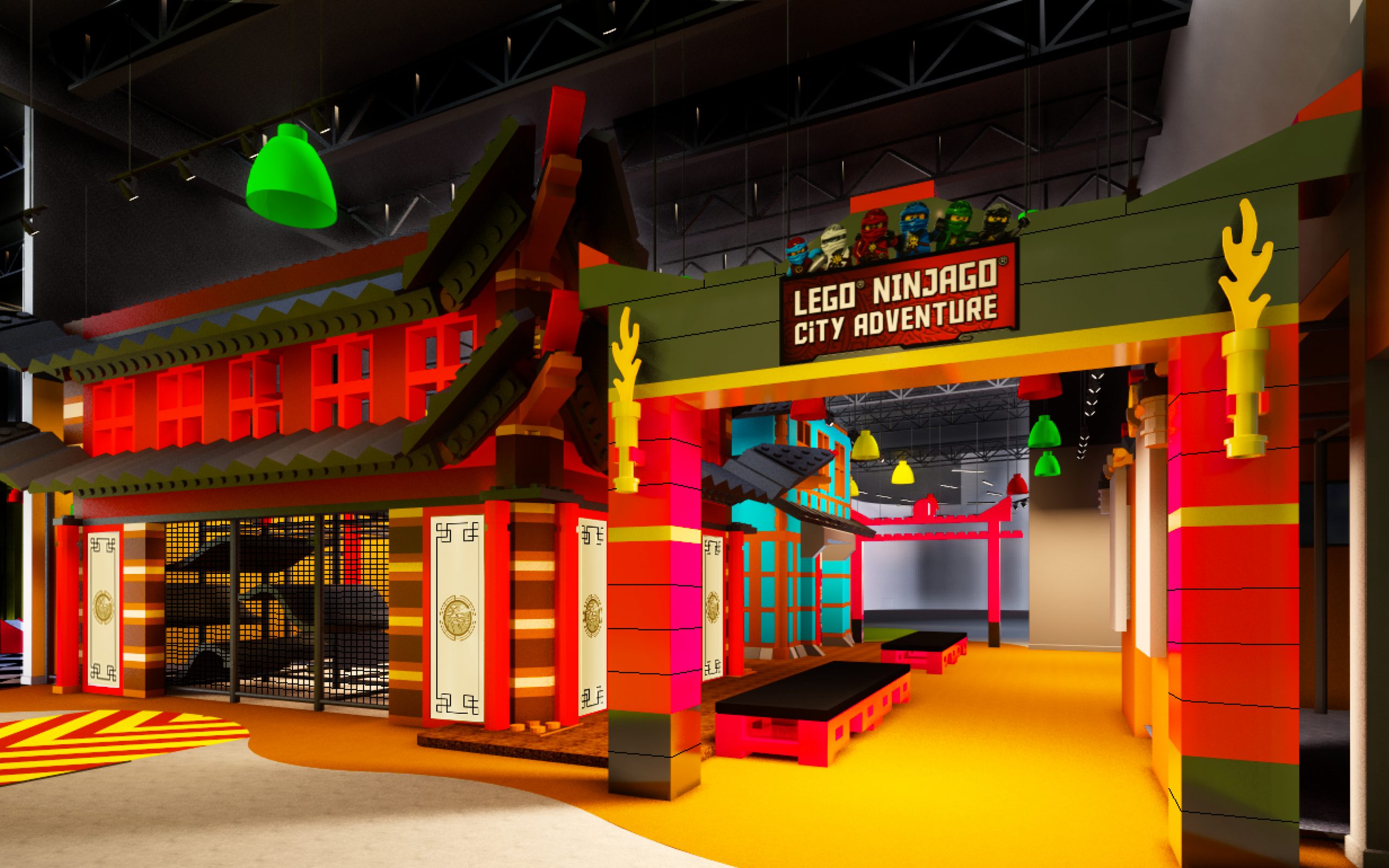 LEGO Ninjago themed play area