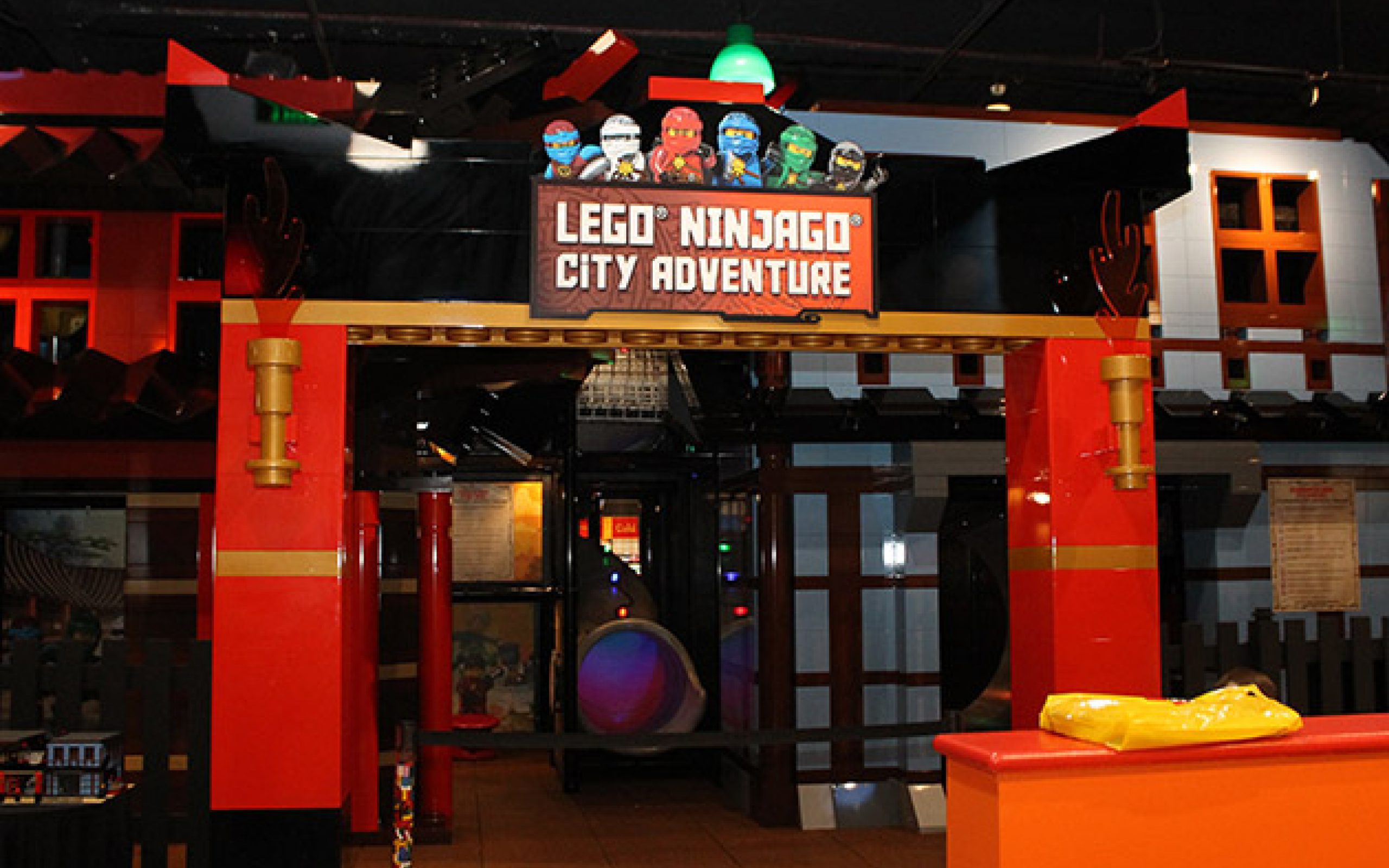 LEGO Ninjago themed entrance way