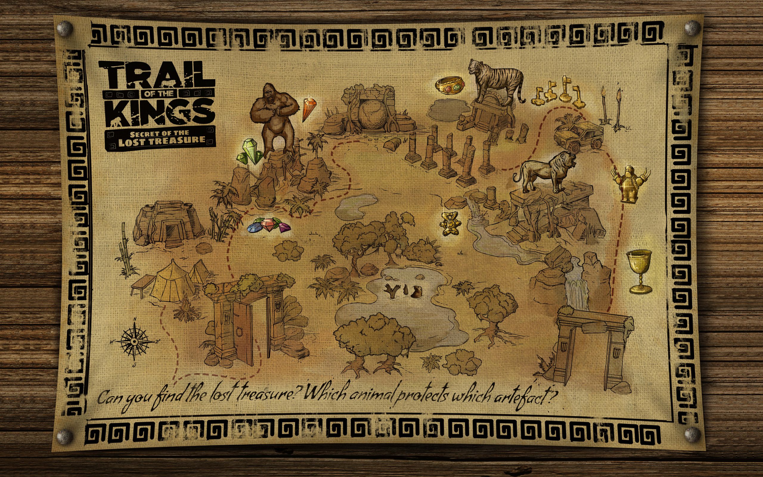 Trail of the kings map